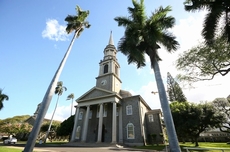 ハワイ オアフ島　セントラル・ユニオン教会 大聖堂