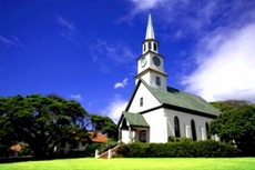 ハワイマウイ島カアフマヌ教会